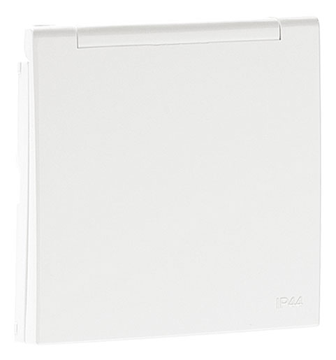 Enjoliveur pour  Prise de Courant Schuko avec Volet et Protection (IP44)