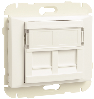 Adaptateur avec Module Double pour Connecteurs RJ45