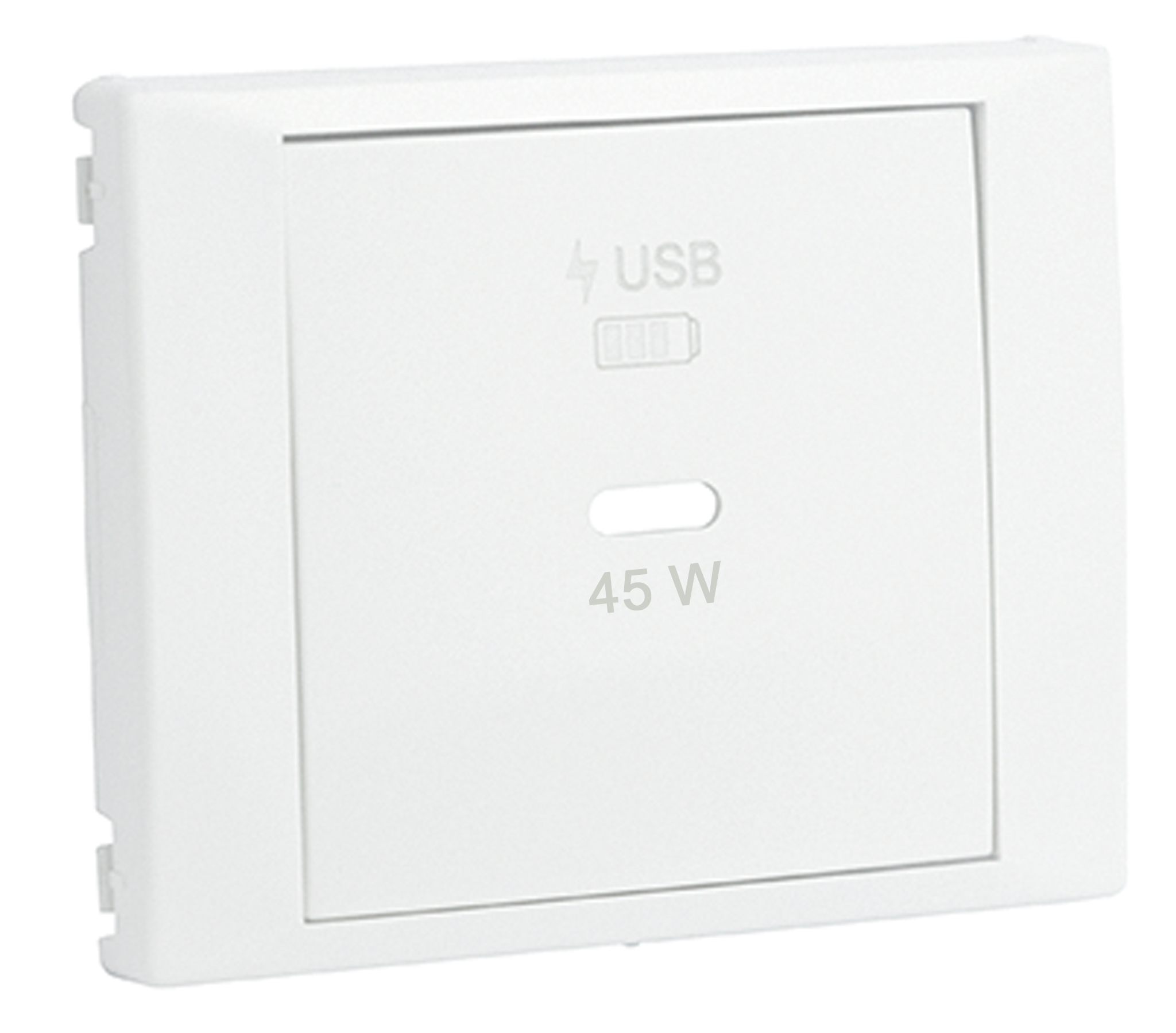 Cover Plate for USB-C Charger Power Delivery 45 W