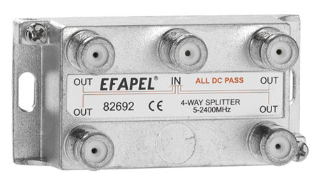 Répartiteur Coaxial Finale - 4 Sorties