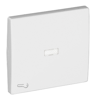 Tecla para Mecanismos Luminosos o con Piloto de Señalización con Símbolo de Llave